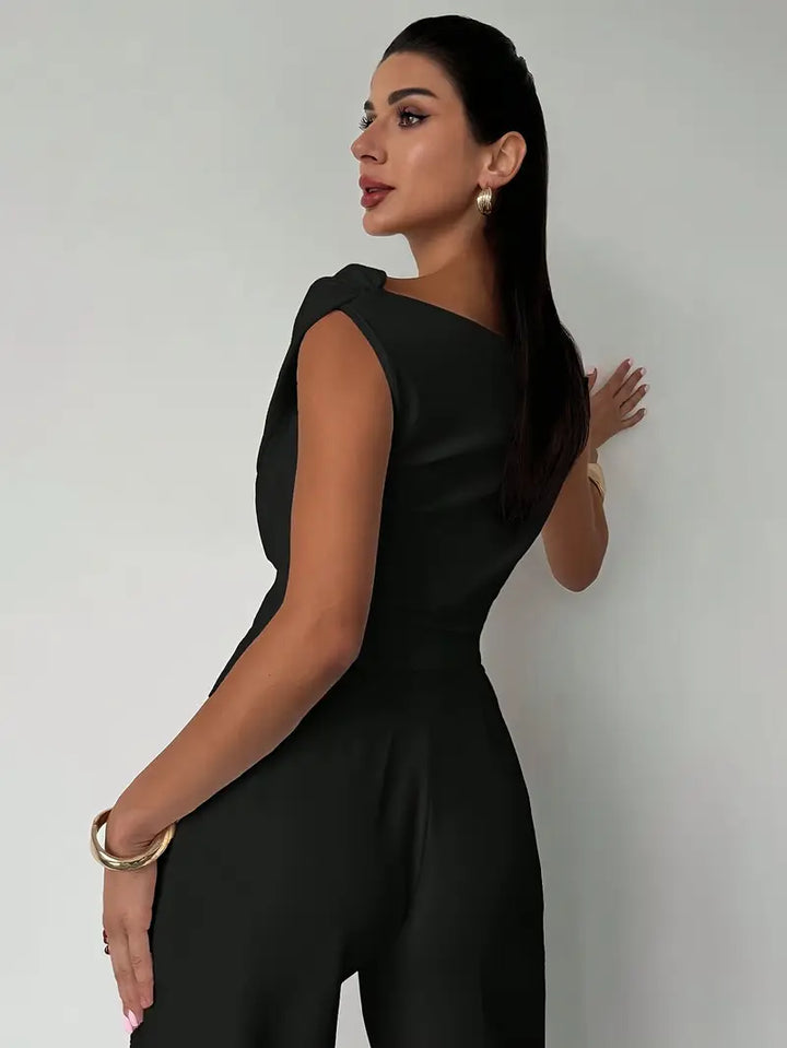 Céleste | Elegant Blouse with Decorative Draping