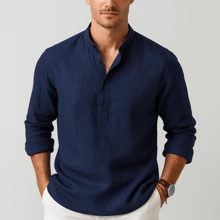 Leandro | Men's Linen Shirt with a Relaxed Fit