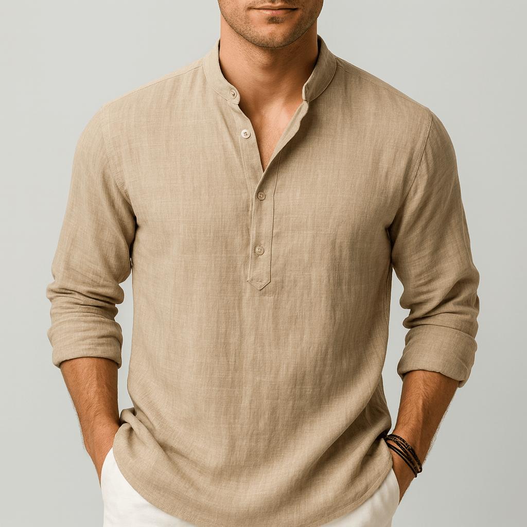 Leandro | Men's Linen Shirt with a Relaxed Fit