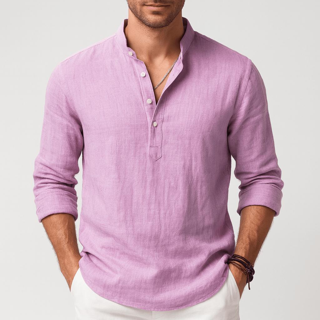 Leandro | Men's Linen Shirt with a Relaxed Fit