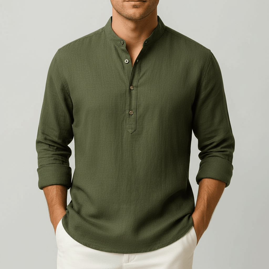 Leandro | Men's Linen Shirt with a Relaxed Fit