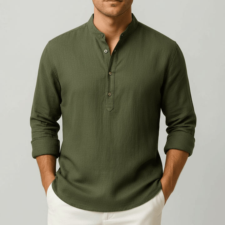 Leandro | Men's Linen Shirt with a Relaxed Fit