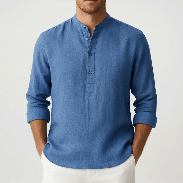Leandro | Men's Linen Shirt with a Relaxed Fit