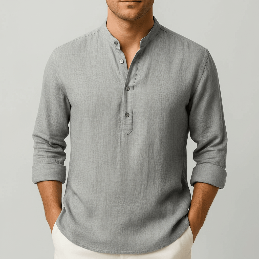 Leandro | Men's Linen Shirt with a Relaxed Fit