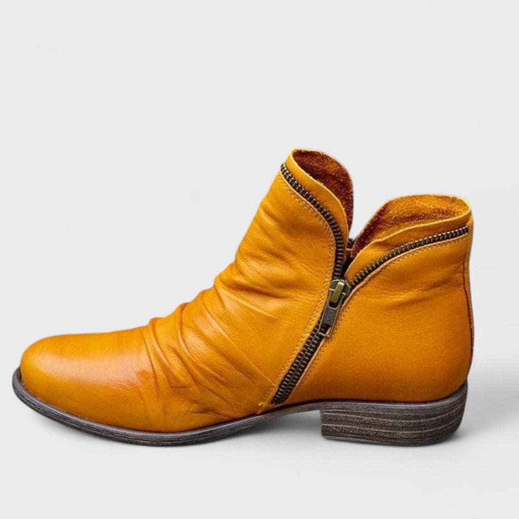 Botines de mujer con cremallera lateral