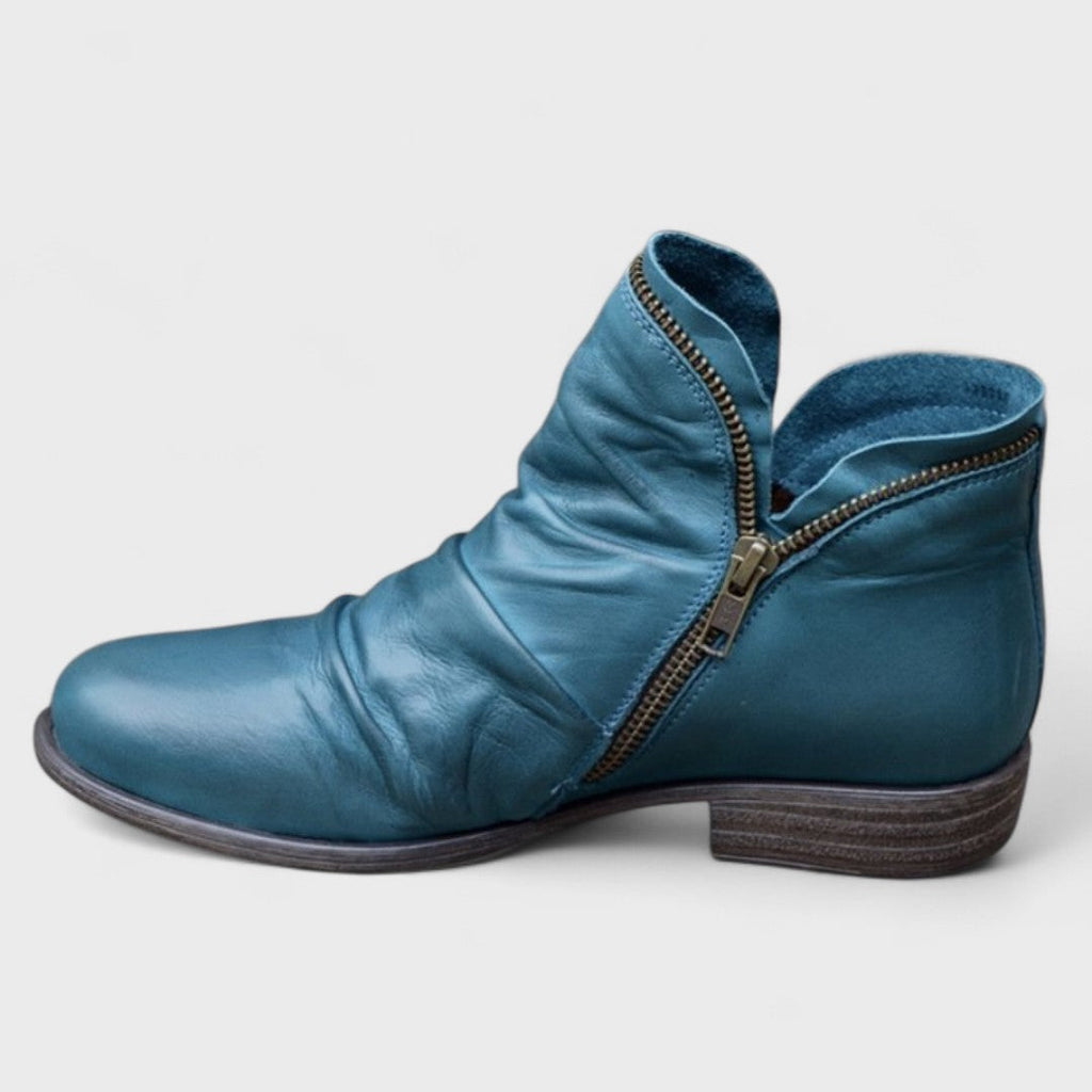 Botines de mujer con cremallera lateral