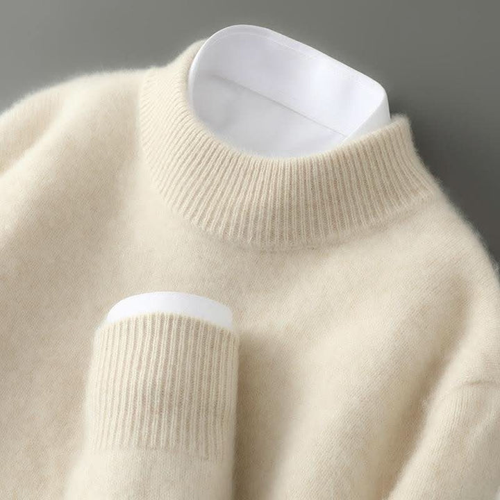 Women's Cashmere Mock Neck Jumper