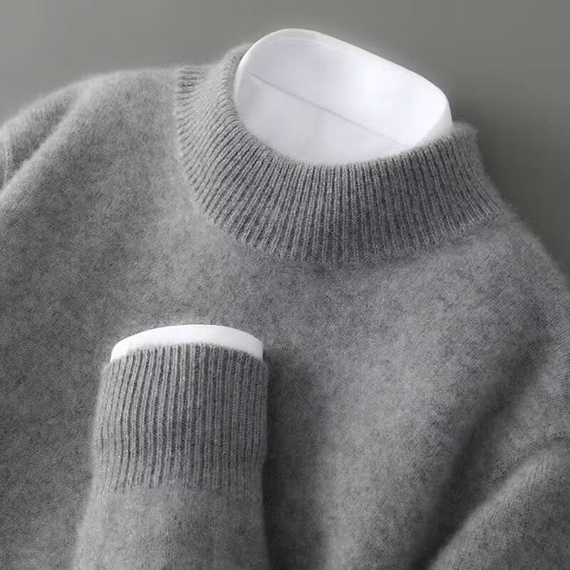 Women's Cashmere Mock Neck Jumper