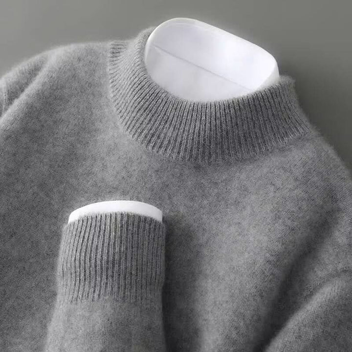 Women's Cashmere Mock Neck Jumper