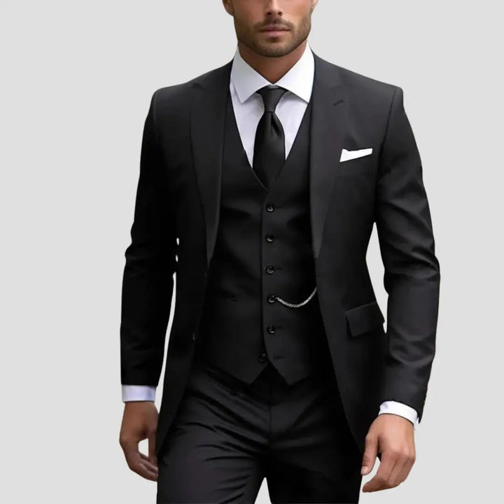 Men's Three-Piece Slim Fit Suit