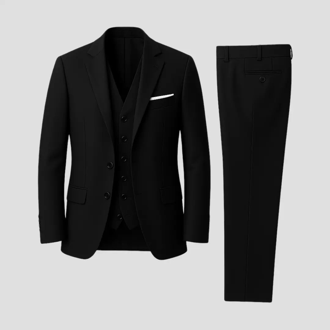Men's Three-Piece Slim Fit Suit