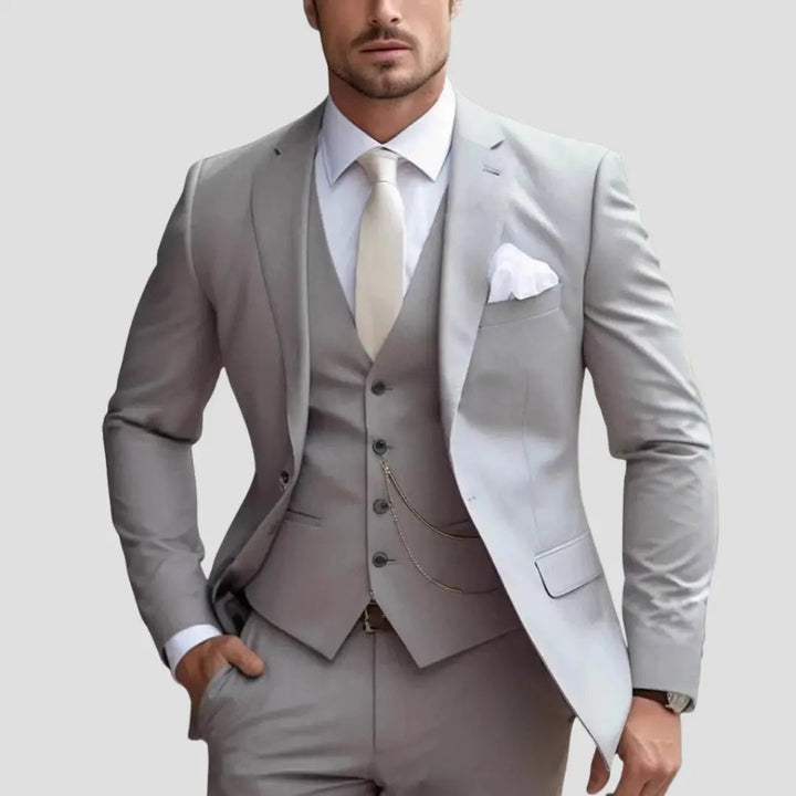 Men's Three-Piece Slim Fit Suit