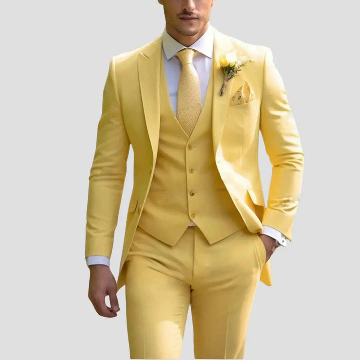 Men's Three-Piece Slim Fit Suit