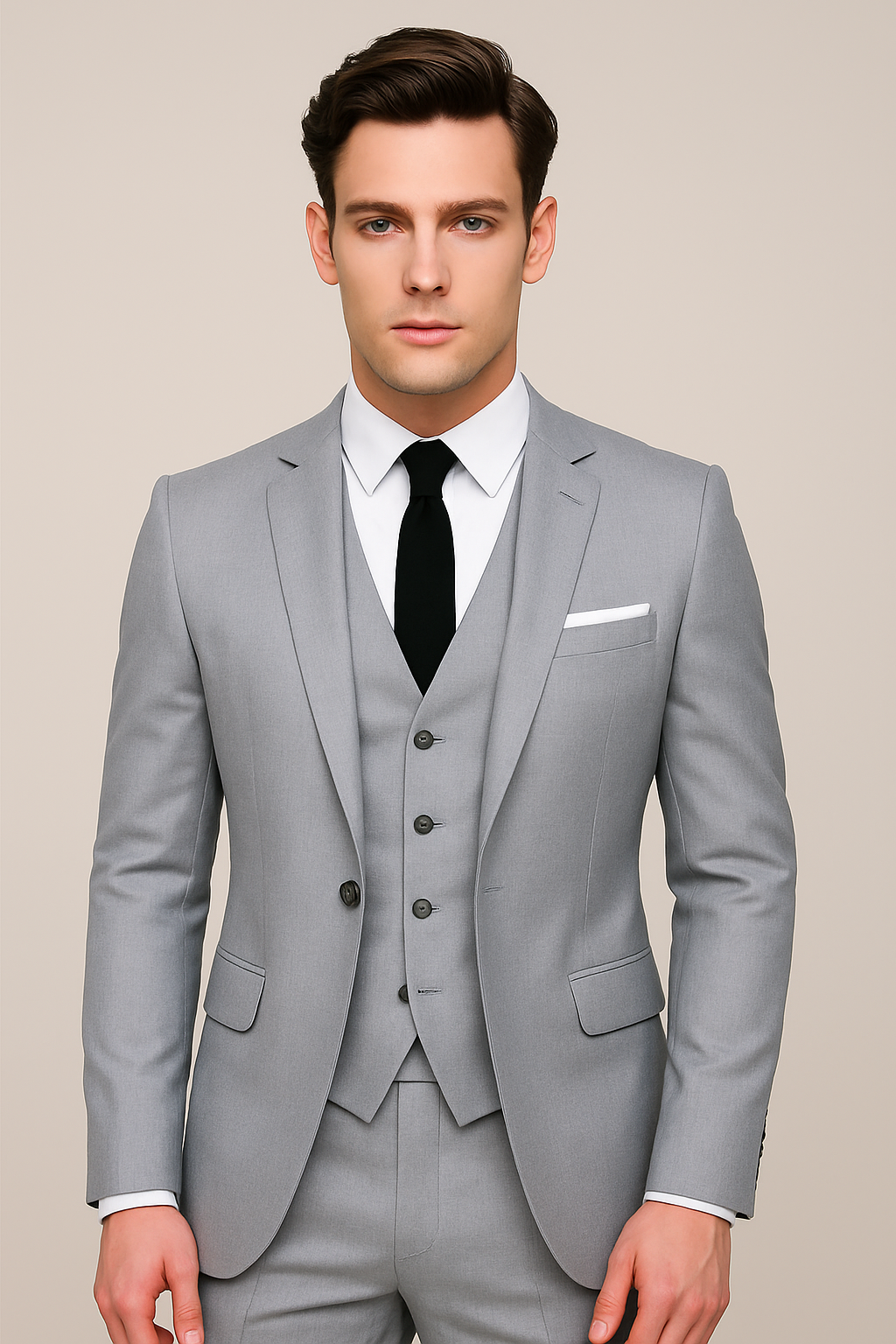 Men's Formal Three-Piece Suit