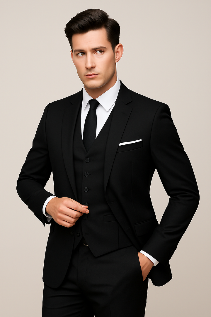 Men's Formal Three-Piece Suit