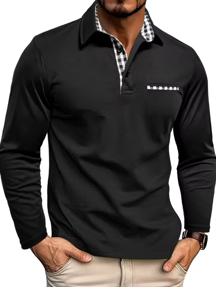 Men's Long Sleeve Polo Shirt