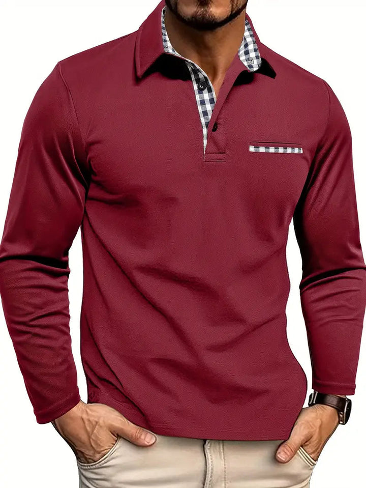 Men's Long Sleeve Polo Shirt