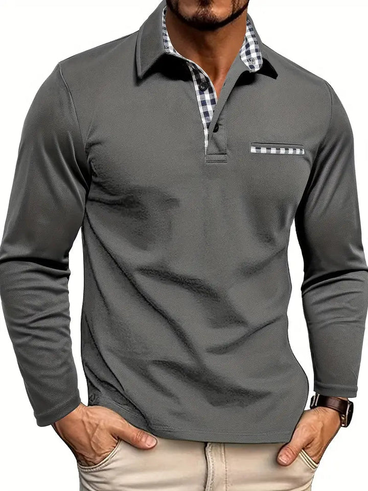 Men's Long Sleeve Polo Shirt