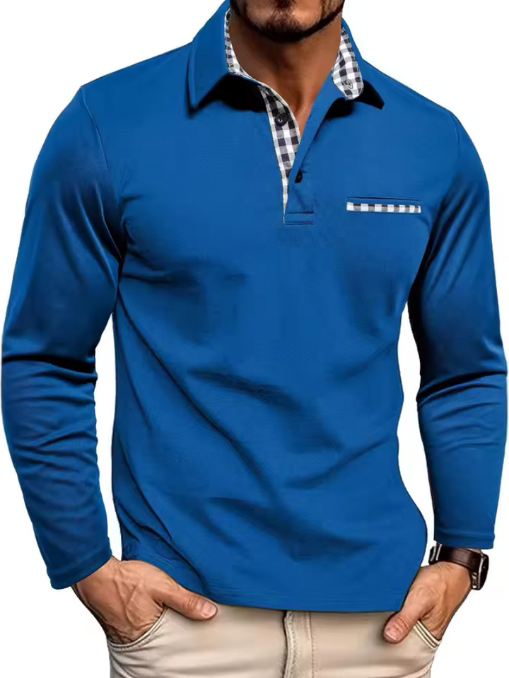 Men's Long Sleeve Polo Shirt