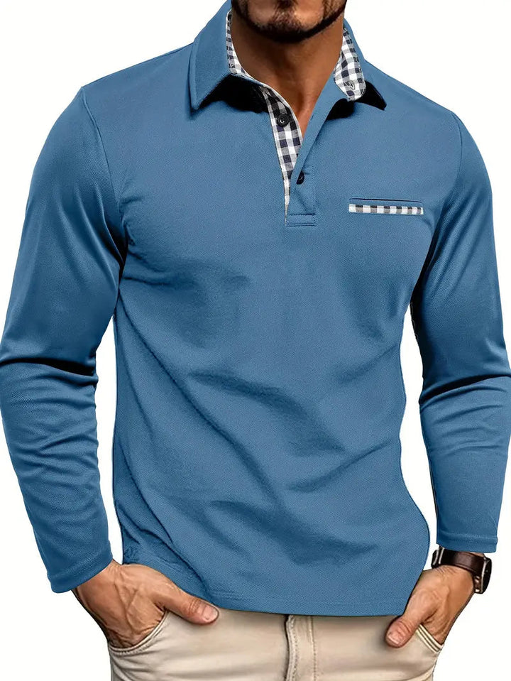 Men's Long Sleeve Polo Shirt