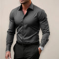 Camicia da uomo a maniche lunghe