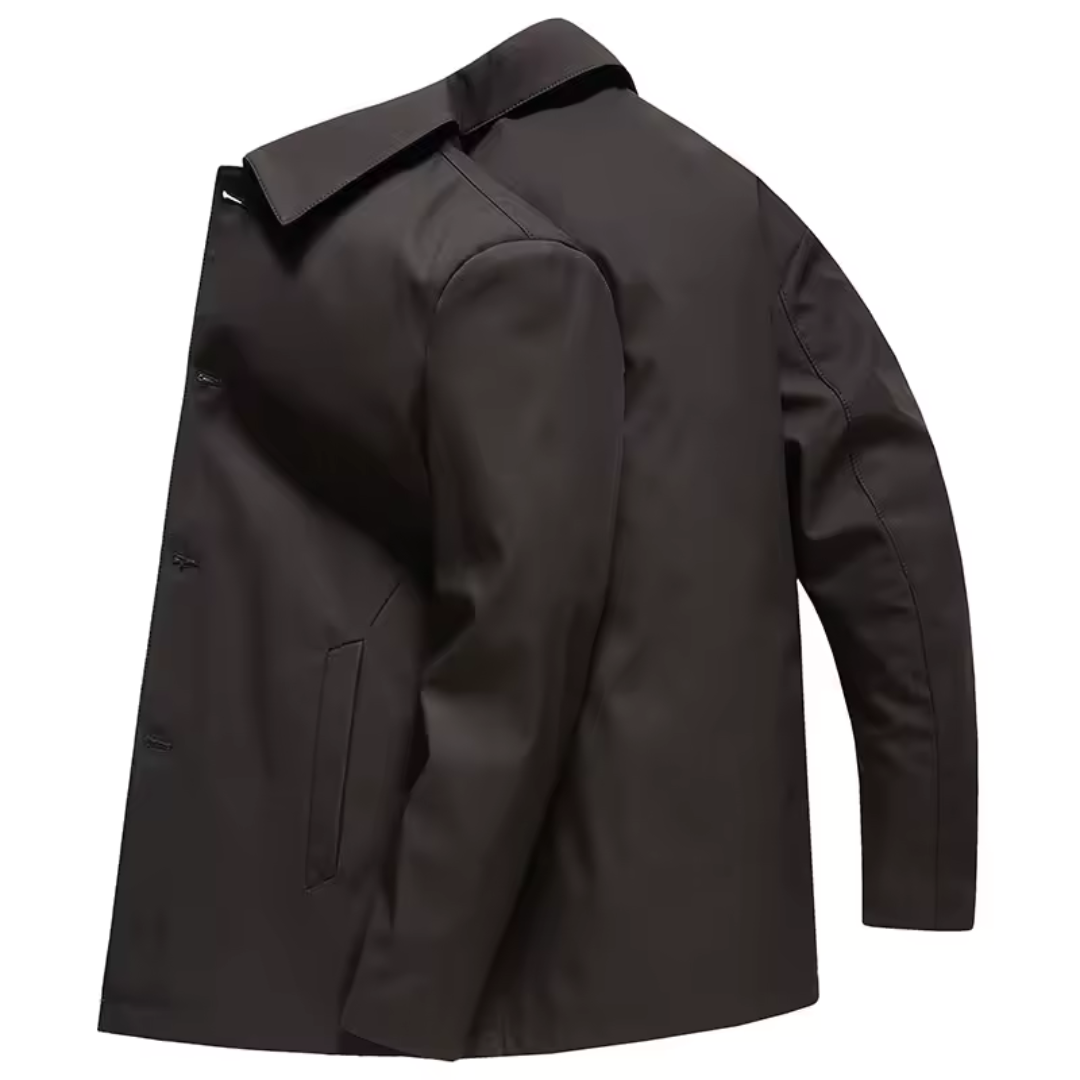 Men's Long Windproof Coat