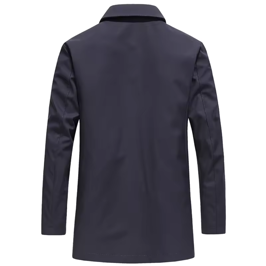 Men's Long Windproof Coat