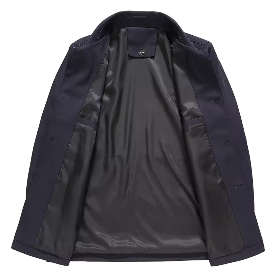 Men's Long Windproof Coat