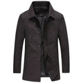 Cappotto lungo da uomo antivento