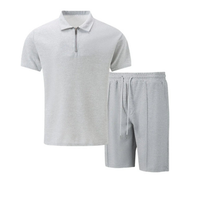 Men's Polo Shirt and Shorts Co-Ord Set