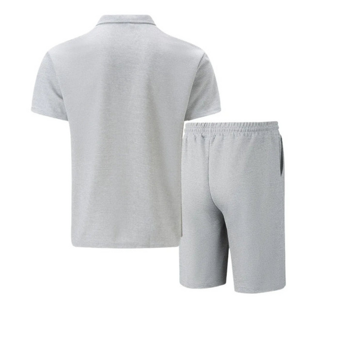 Men's Polo Shirt and Shorts Co-Ord Set