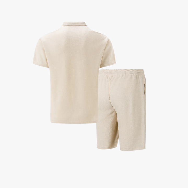 Men's Polo Shirt and Shorts Co-Ord Set