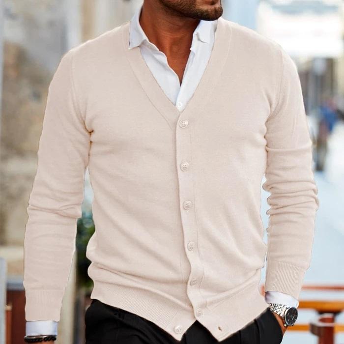 Men's V-Neck Cardigan