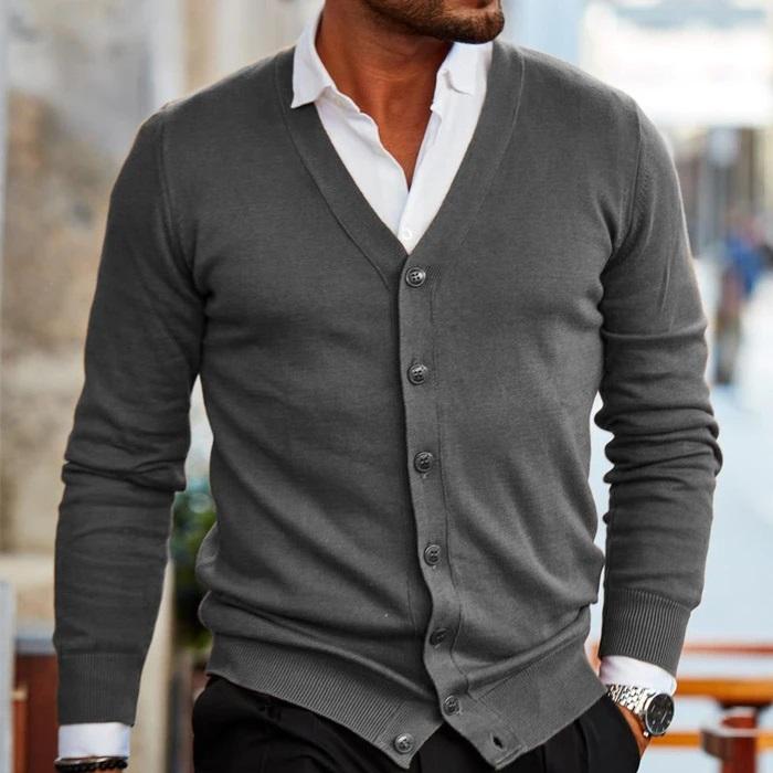 Men's V-Neck Cardigan