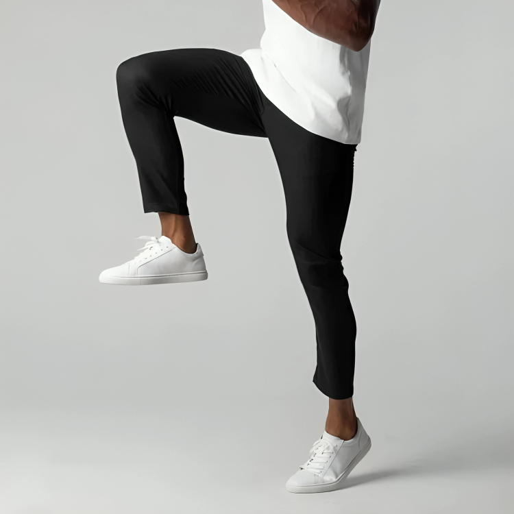 Marek | Muscle Fit Chino Pants with Elastic Waist