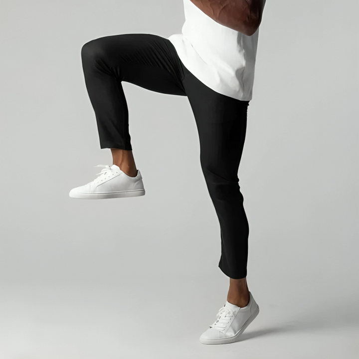 Marek | Muscle Fit Chino Pants with Elastic Waist