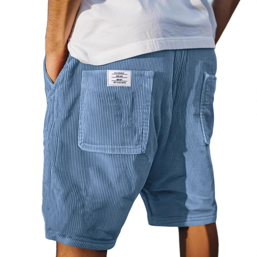 Men's Corduroy Casual Shorts