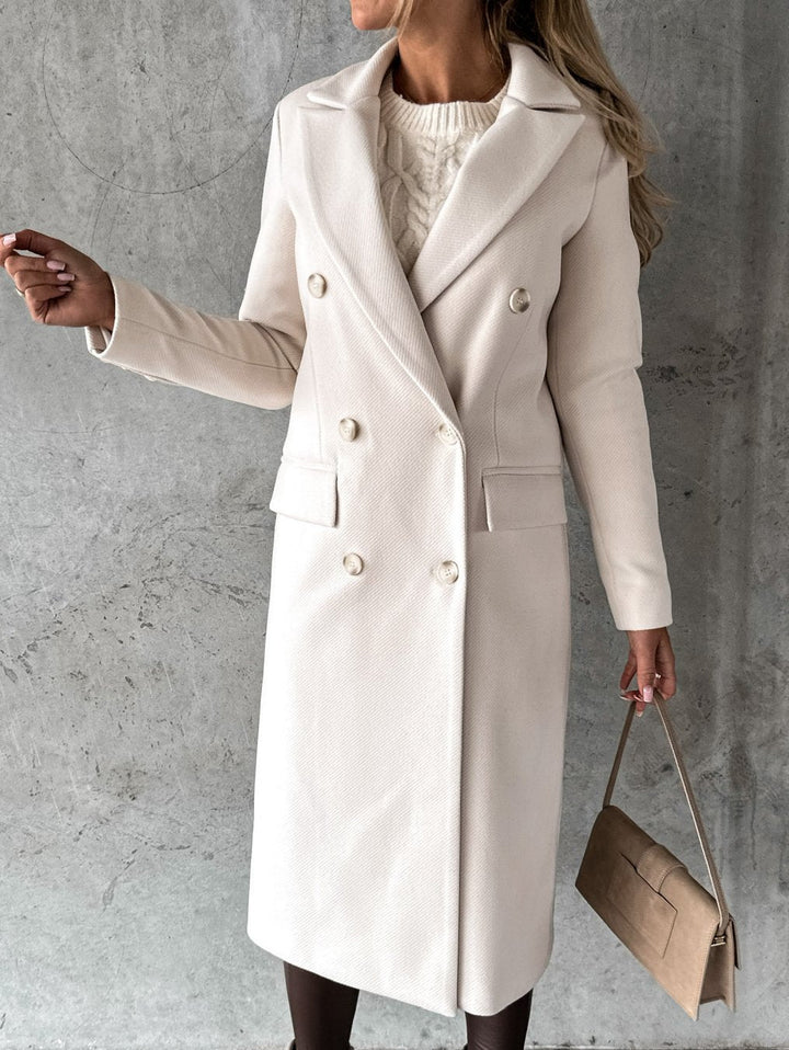 Women's Double-Breasted Winter Wool Coat