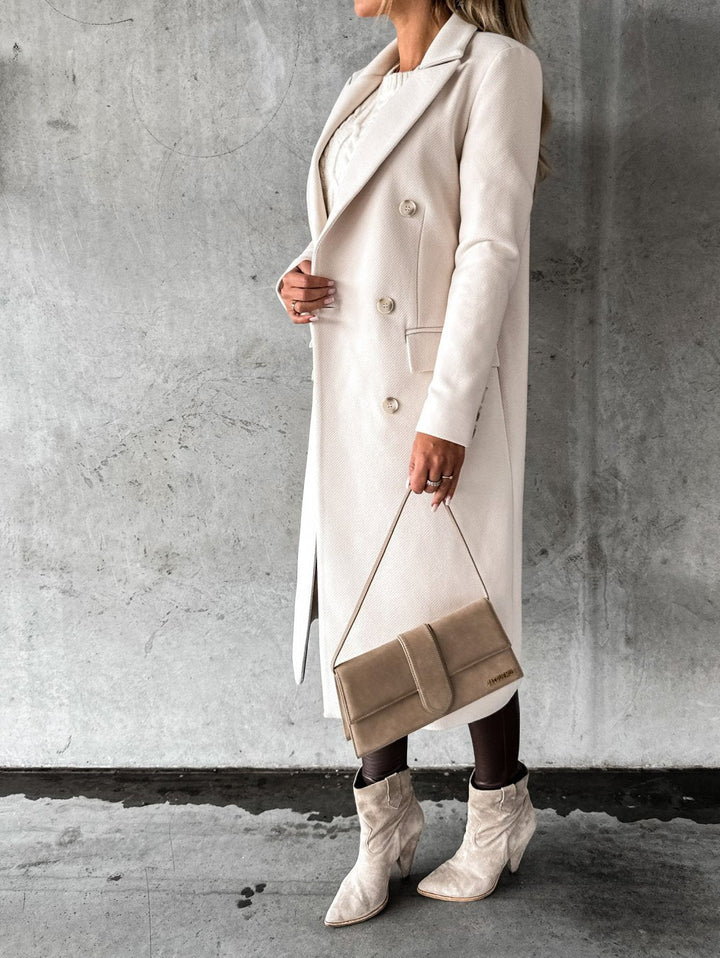 Women's Double-Breasted Winter Wool Coat