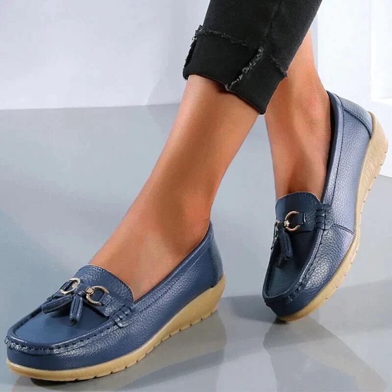 Isabella | Women's Leather Orthopedic Moccasins