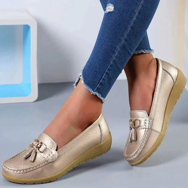 Isabella | Women's Leather Orthopedic Moccasins