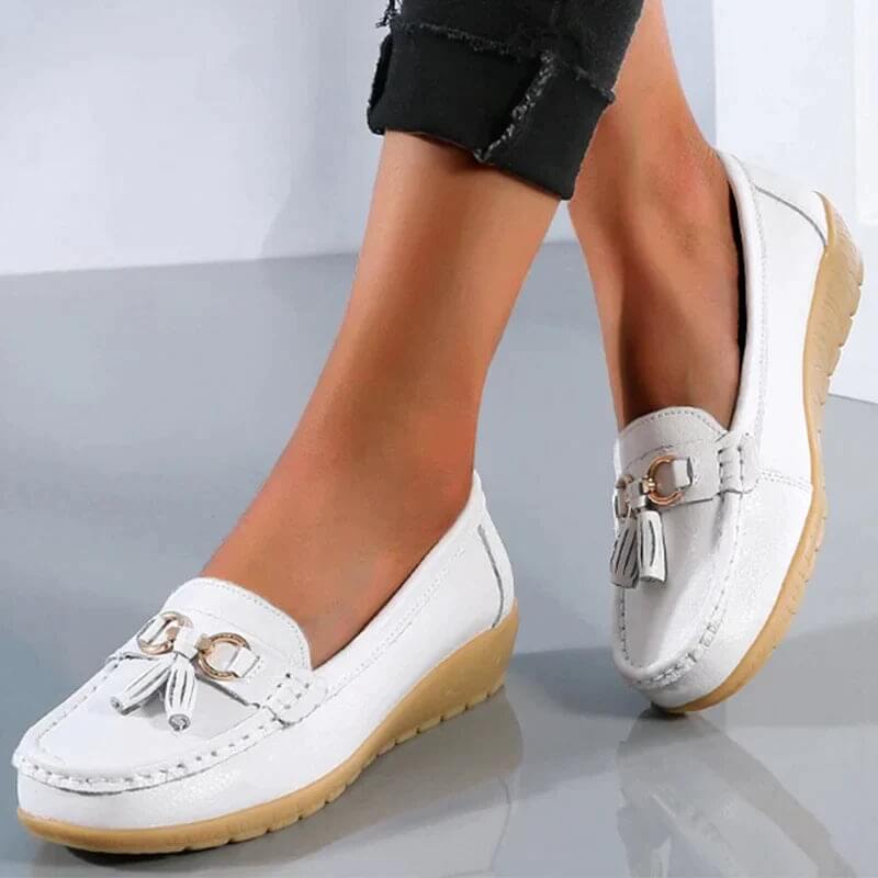 Isabella | Women's Leather Orthopedic Moccasins