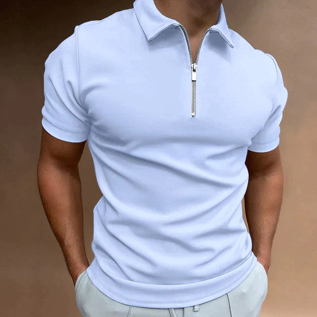 Men's Polo Shirt With Zipper