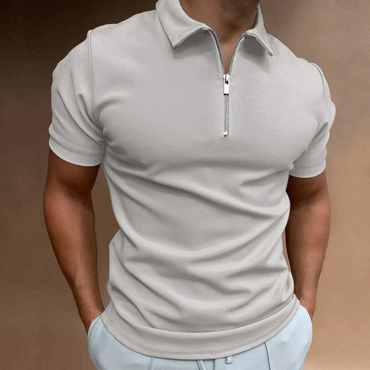 Men's Polo Shirt With Zipper