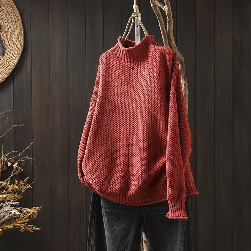 Women's Merino Wool Turtleneck Jumper