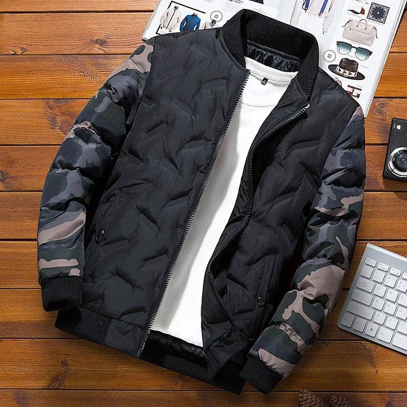 Men's Bomber Jacket with Pockets