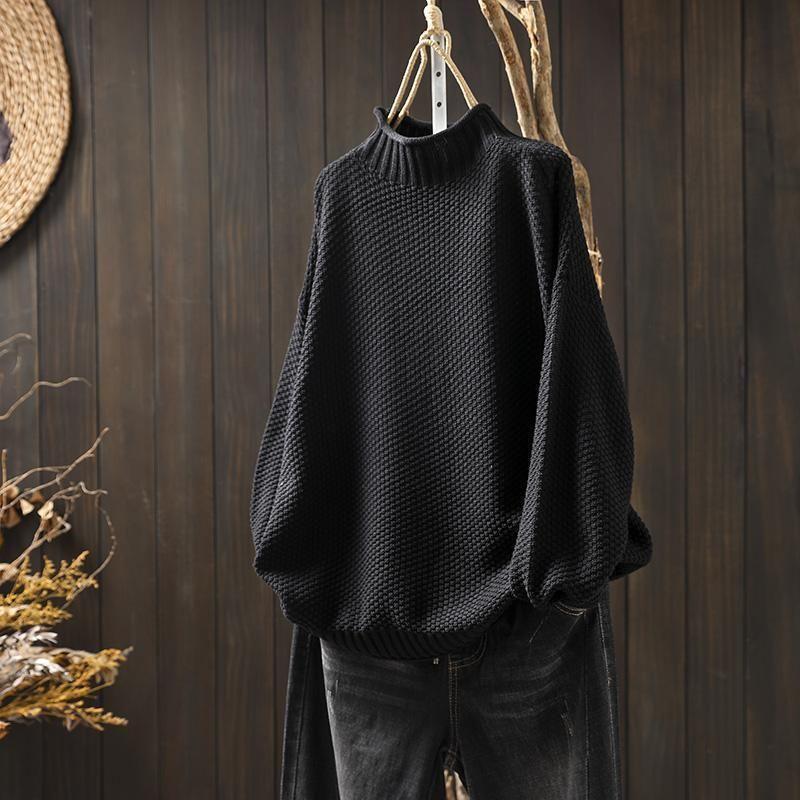 Women's Merino Wool Turtleneck Jumper