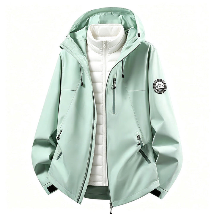 Men's Softshell Jacket with Removable Inner Layer