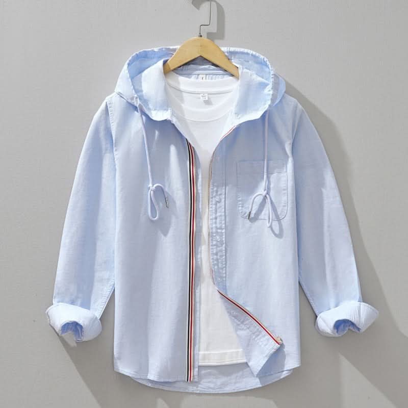 Men's Linen Blend Hoodie
