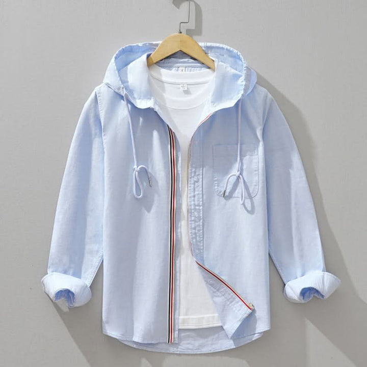 Men's Linen Blend Hoodie